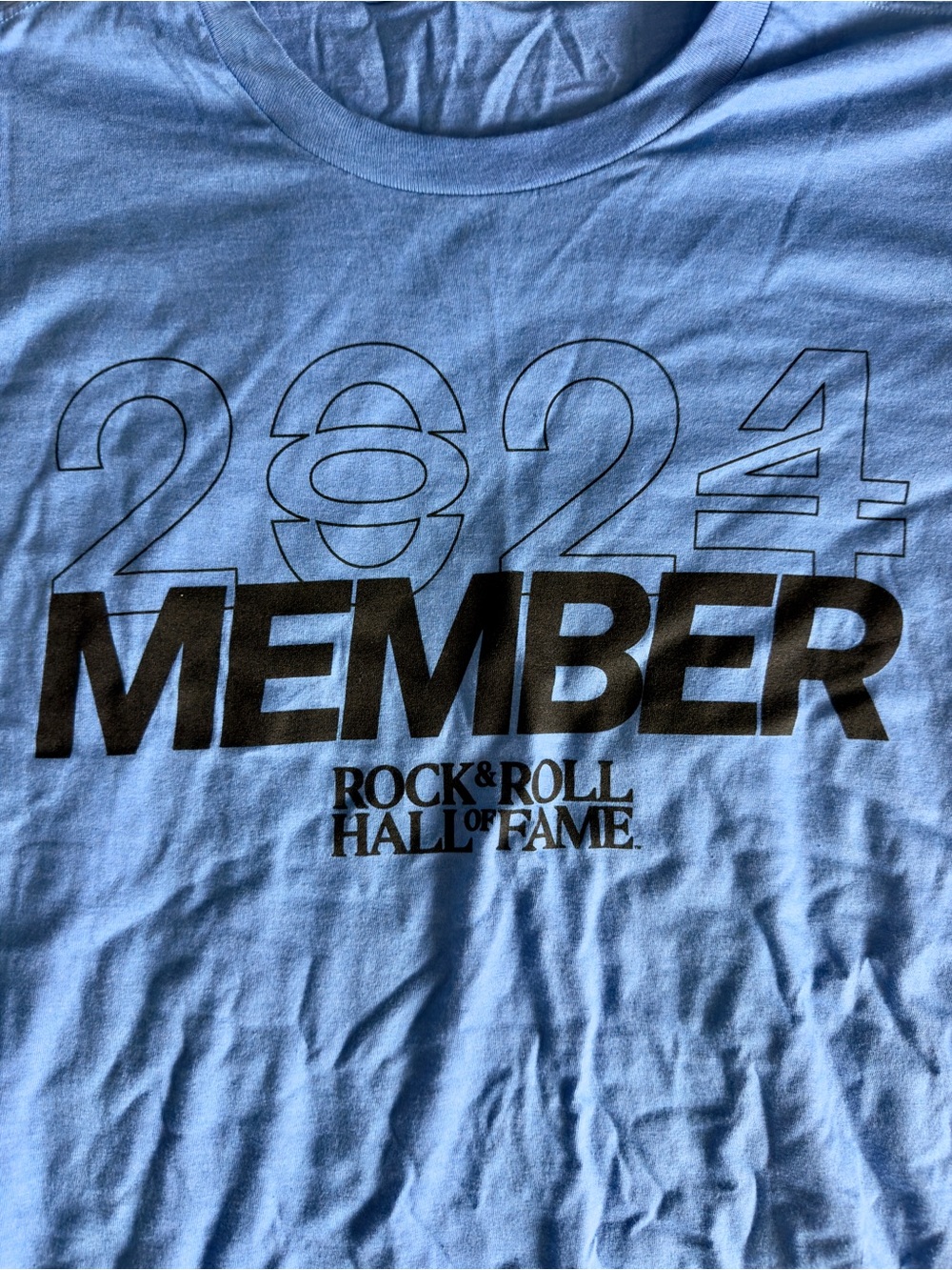 Rock & Roll Hall of Fame 2024 Member Tee size XL